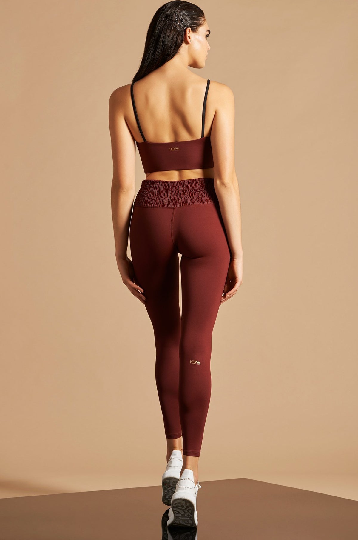 LOVE ME TENDER HIGH-WAIST LEGGING BURGUNDY