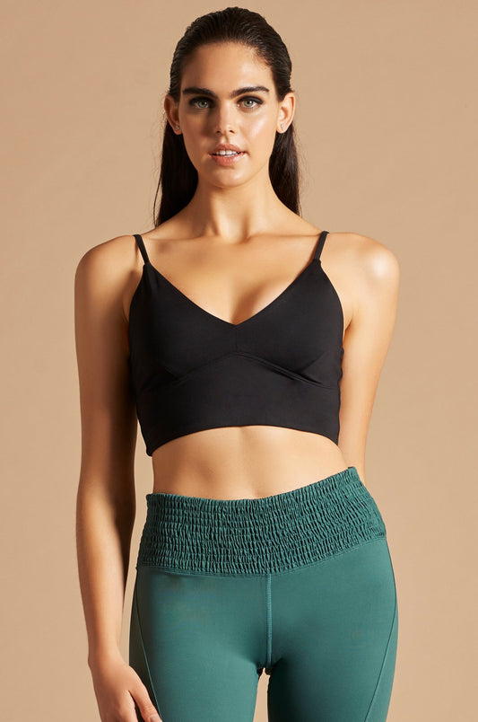 LOVE ME TENDER CROP TOP BLACK